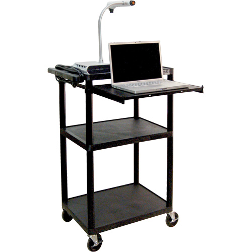 Electric Utility Cart, 3 Tiers, 24" x 42" x 18", 300 lbs. Capacity Nia-Chem Ltd.