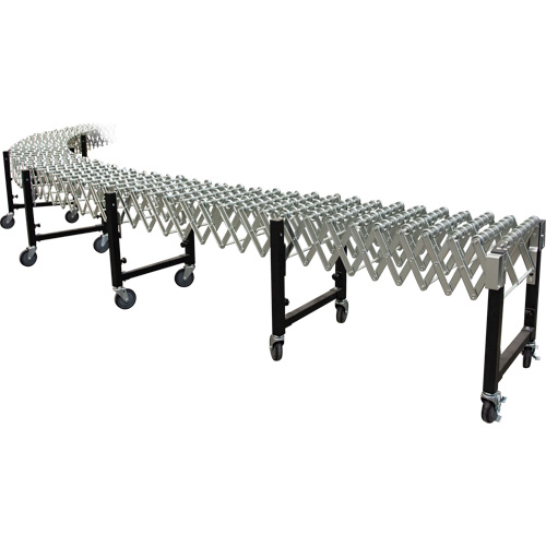 Convoyeur extensible, 18" la x 12' lo, Capacit&eacute; de 200 lb par pi lin. Nia-Chem Ltd.