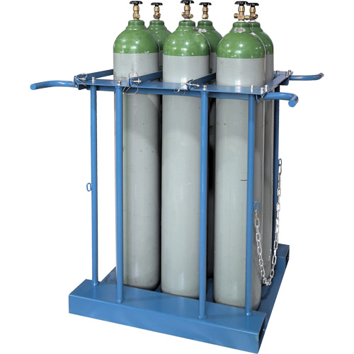 Support de rangement pour 6 cylindres pour chariot &eacute;l&eacute;vateur Nia-Chem Ltd.
