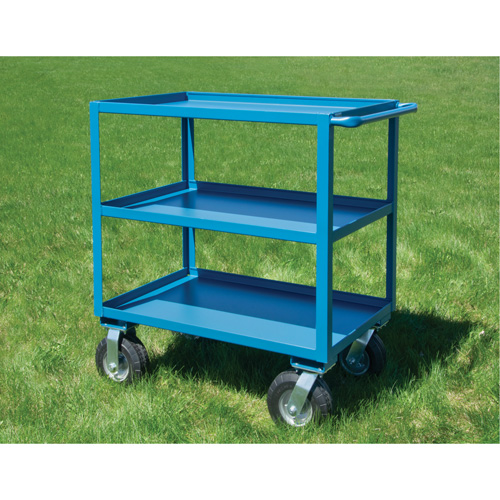 Outdoor Shelf Cart, 3 Tiers, 18" W x 39" H x 33" D, 1200 lbs. Capacity Nia-Chem Ltd.