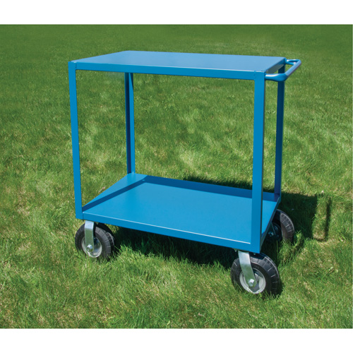 Outdoor Shelf Cart, 2 Tiers, 24" W x 39" H x 51" D, 1200 lbs. Capacity Nia-Chem Ltd.