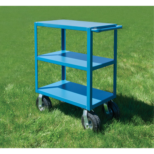 Outdoor Shelf Cart, 3 Tiers, 24" W x 39" H x 51" D, 1200 lbs. Capacity Nia-Chem Ltd.