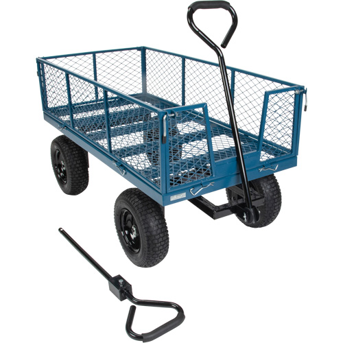Wagon with Drop Sides, 24" W x 48" L, 800 lbs. Capacity Nia-Chem Ltd.