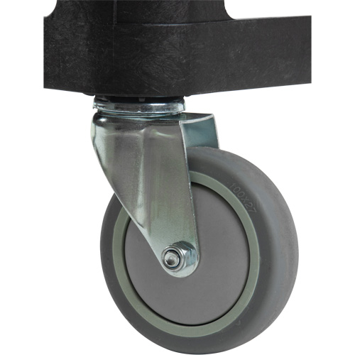 Utility Cart with Flat Shelf, 3 Tiers, 18-1/8" x 37-3/8" x 27-3/4", 330 lbs. Capacity Nia-Chem Ltd.