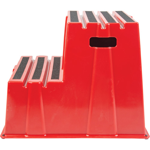 Escabeau industriel, 2 marches, 26" x 22-7/16" x Hauteur 19-11/16" Nia-Chem Ltd.