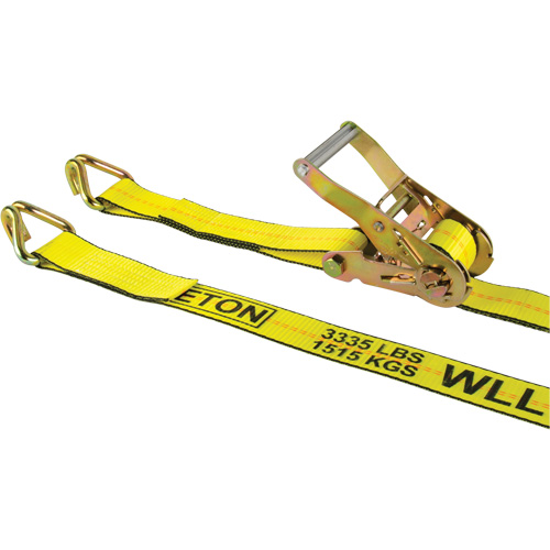 Winch Strap, J-Hook, 2" W x 30' L, 3335 lbs. (1512 kg) Working Load Limit Nia-Chem Ltd.