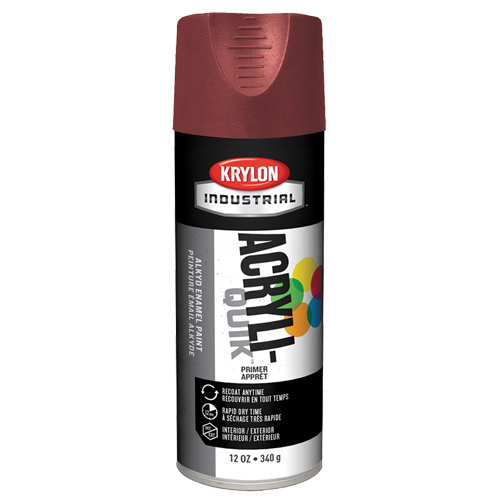 Laque industrielle Acryli-Quik, Brun roux, Tr&egrave;s mat, 12 oz, Canette a&eacute;rosol Nia-Chem Ltd.
