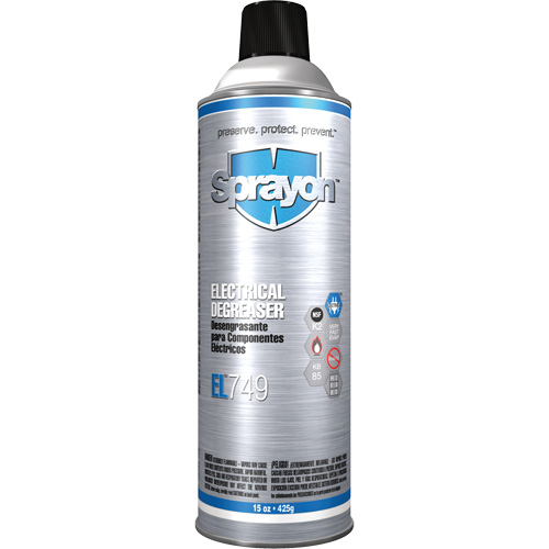 D&eacute;graissant &eacute;lectrique EL749, Canette a&eacute;rosol Nia-Chem Ltd.