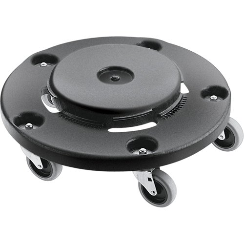 Brute&reg; Dolly, Polyethylene, Black, Fits: 20 - 55 US Gal. Nia-Chem Ltd.