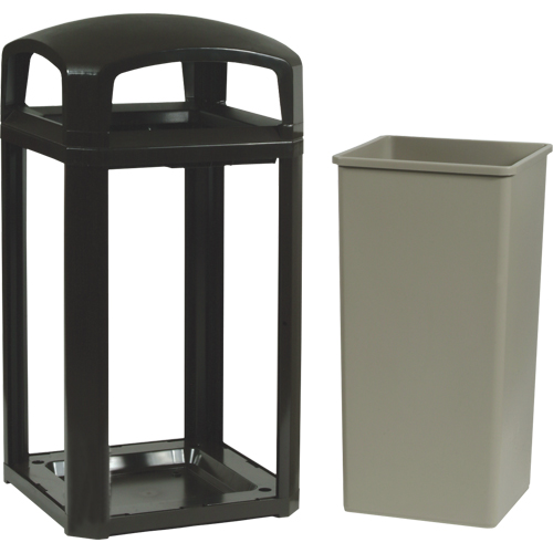 Landmark Series&reg; Classic Container Frame With Rigid Liner, Plastic, 50 US gal. Nia-Chem Ltd.