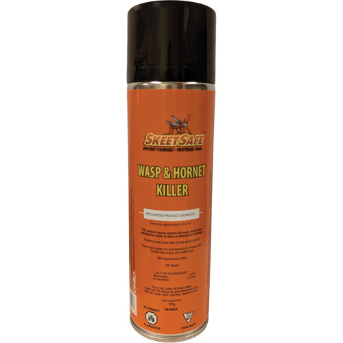 A&eacute;rosol contre gu&ecirc;pes et frelons Skeetsafe, 350 g, Canette a&eacute;rosol, &agrave; base de solvant Nia-Chem Ltd.