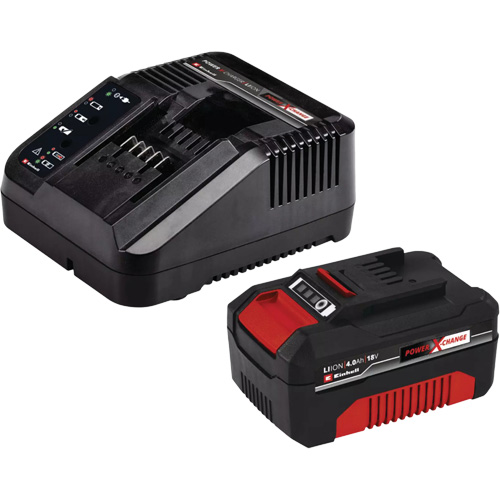 Ensemble tondeuse &agrave; gazon pouss&eacute;e sans fil, Pouss&eacute;e, &agrave; pile, Largeur de coupe 13" Nia-Chem Ltd.