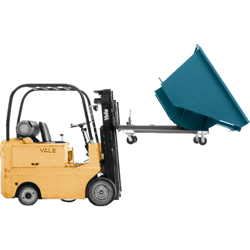 Self-Dumping Hopper, Steel, 2 cu.yd., Blue Nia-Chem Ltd.
