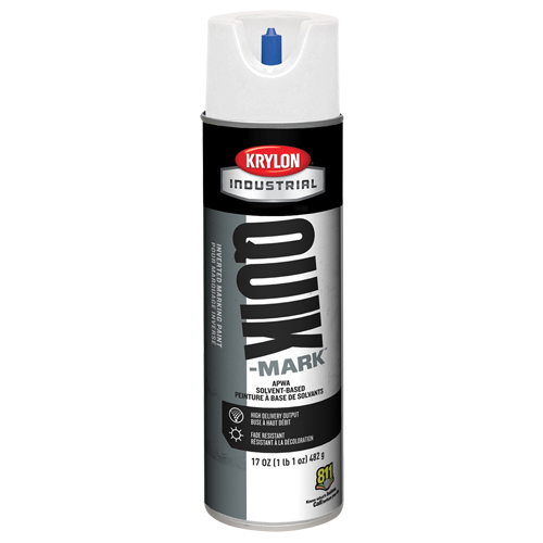 Industrial Quik-Mark Solvent-Based Inverted Marking Paint, 17 oz., Aerosol Can Nia-Chem Ltd.