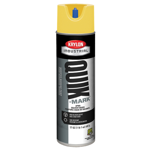 Peinture de marquage industrielle invers&eacute;e &agrave; base de solvant Quik-Mark, 17 oz, Canette a&eacute;rosol Nia-Chem Ltd.