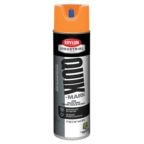 Peinture de marquage industrielle invers&eacute;e &agrave; base de solvant Quik-Mark, 17 oz, Canette a&eacute;rosol Nia-Chem Ltd.
