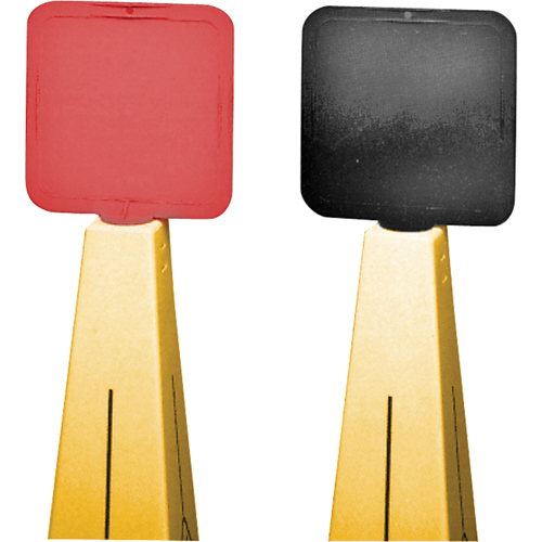 &eacute;criteau &agrave; enclencher sur c&ocirc;ne de signalisation Nia-Chem Ltd.