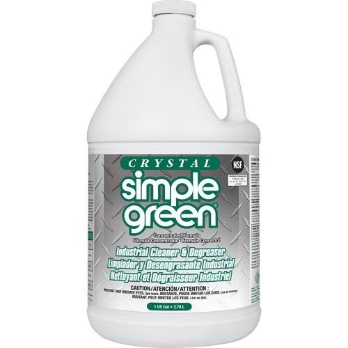 Nettoyant et d&eacute;graissant industriel Crystal Simple Green , 1 gal., Cruche Nia-Chem Ltd.