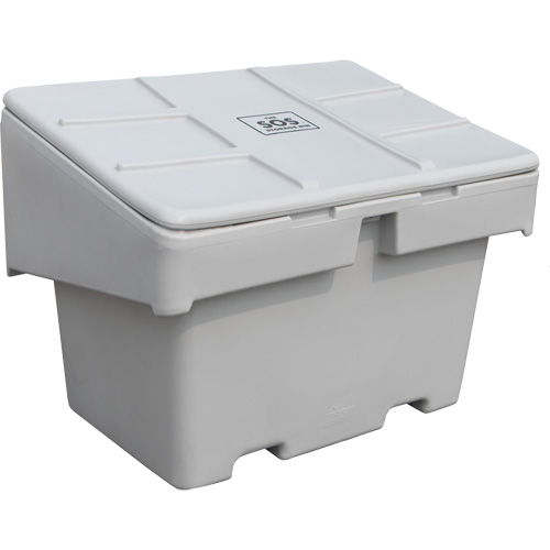 Salt Sand Container SOS, With Hasp, 42" x 29" x 30", 11 cu. Ft., Grey Nia-Chem Ltd.