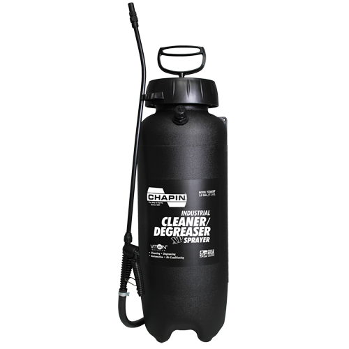 Vaporisateur industriel pour nettoyant & d&eacute;graissant Viton, 3 gal. (11,36 L), Plastique/Poly&eacute;thyl&egrave;ne, Lance de 18" Nia-Chem Ltd.