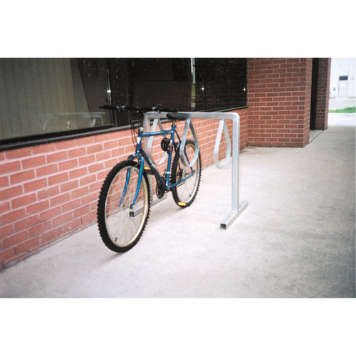 Style Bicycle Rack, Galvanized Steel, 6 Bike Capacity Nia-Chem Ltd.