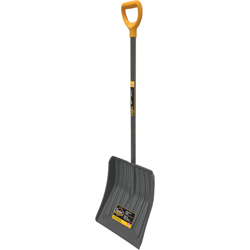 Pro Snow Shovel, Polypropylene Blade, 13-7/8" Wide, D-Grip Handle Nia-Chem Ltd.
