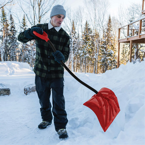 Yukon Snow Shovel, Polypropylene Blade, 18" Wide, Ergonomic D-Grip Handle Nia-Chem Ltd.