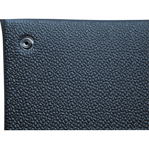Tapis Comfort-King antistatique, 6' la x 60' lo x 3/8" &eacute;p, Rugueux, Bleu Nia-Chem Ltd.