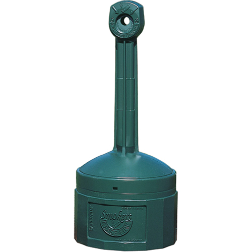 Smokers Cease-Fire&reg; Cigarette Butt Receptacle, Free-Standing, Plastic, 1 US gal. Capacity, 30" Height Nia-Chem Ltd.
