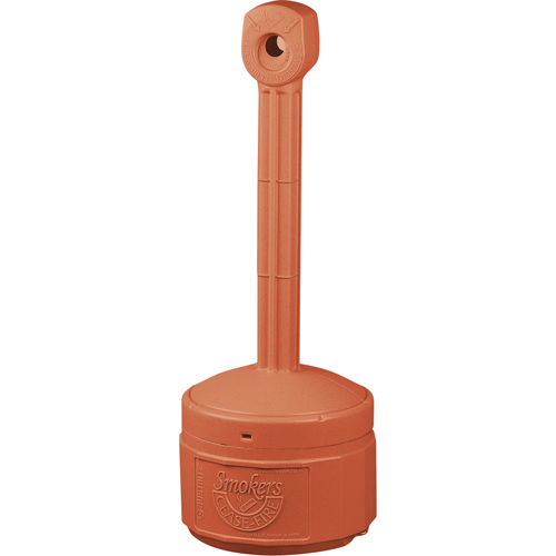 Smokers Cease-Fire&reg; Cigarette Butt Receptacle, Free-Standing, Plastic, 1 US gal. Capacity, 30" Height Nia-Chem Ltd.