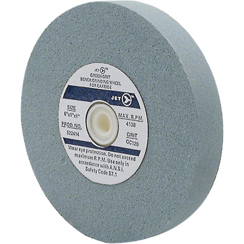 Meule d'&eacute;tabli GC610M, 6" x 1", Arbre de 1", Carbure de silicium Nia-Chem Ltd.