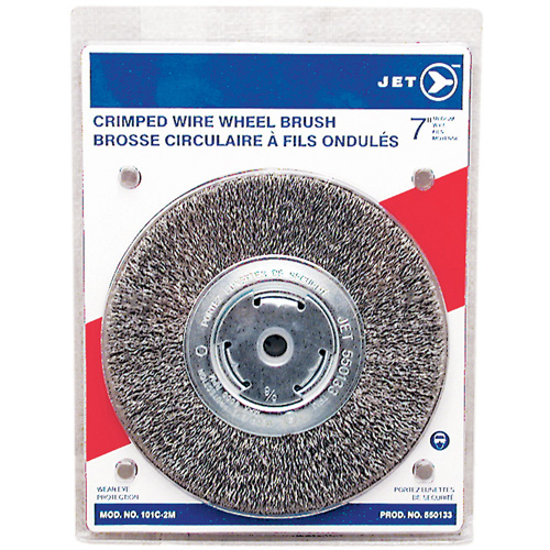 Disque &agrave; fils cr&ecirc;p&eacute;s, 7" dia., Fils 0,014", Arbre 1/2" - 2" Nia-Chem Ltd.