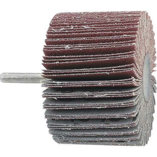 Shaft Mounted Flapwheel, 60 Grit, 1-1/2" x 1/2" x 1/4" Nia-Chem Ltd.