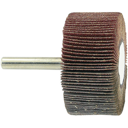 Shaft Mounted Flapwheel, 80 Grit, 2" x 1" x 1/4" Nia-Chem Ltd.