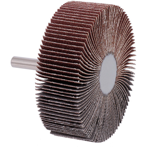 Shaft-Mounted Flap Wheel, 60 Grit, 3" x 1" x 1/4" Nia-Chem Ltd.