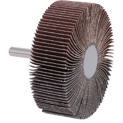 Shaft Mounted Flapwheel, A120 Grit, 3" x 1" x 1/4" Nia-Chem Ltd.