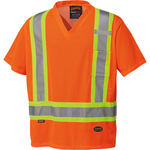 5994 High-Visibility Safety T-Shirt, Polyester, 2X-Large, High Visibility Orange Nia-Chem Ltd.