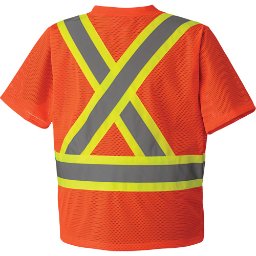 5994 High-Visibility Safety T-Shirt, Polyester, 2X-Large, High Visibility Orange Nia-Chem Ltd.