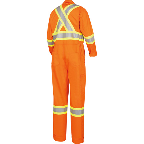 5555 High Visibility FR Rated & Arc Rated Safety Coveralls, Size 36, High Visibility Orange, 11 cal/cm² Nia-Chem Ltd.