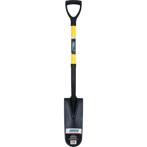 Drain Spade Shovels, Tempered Steel, 16" x 6" Blade, 28-1/2" L, D-Grip Handle Nia-Chem Ltd.