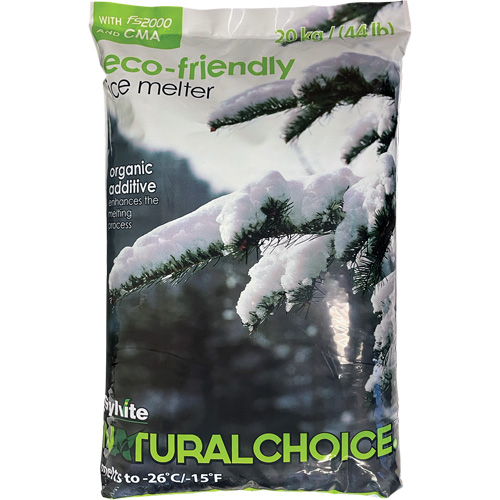 Produits de d&eacute;glaçage Natural Choice, Sac, 44 lb(20 kg), Point de fonte -26°C (-14,8°F) Nia-Chem Ltd.