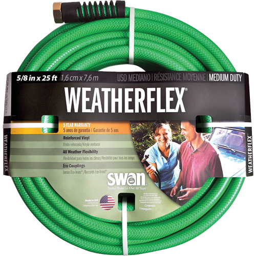Boyaux d'arrosage pour travaux moyens Weatherflex , Vinyle, 5/8" dia x 25' Nia-Chem Ltd.