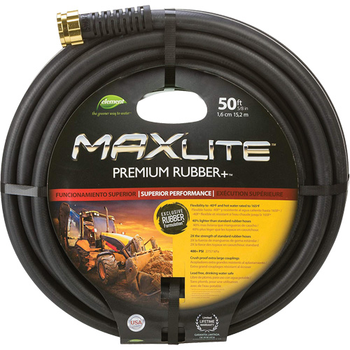 Commercial Duty Hoses, Rubber, 5/8" dia. x 50' Nia-Chem Ltd.