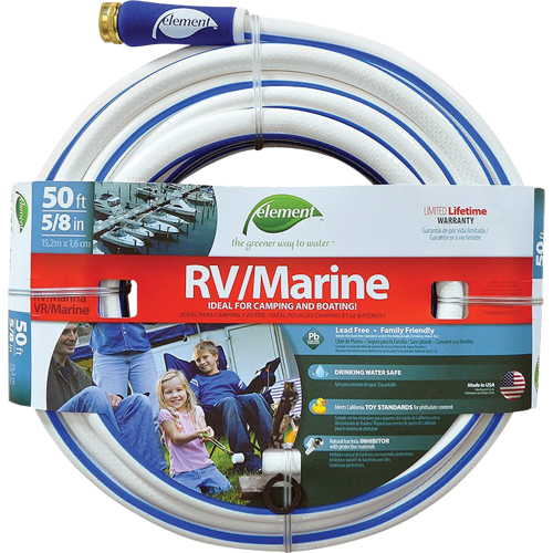 Element Marine & RV Water Hoses, PVC, 5/8" dia. x 50' Nia-Chem Ltd.