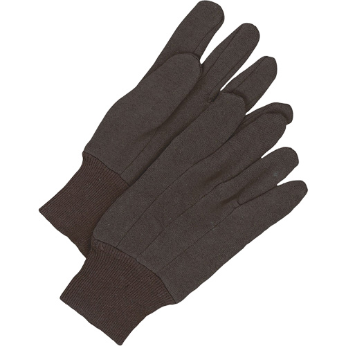 Gants en jersey classiques, Taille unique, Brun, Non doubl&eacute;, Poignet en tricot Nia-Chem Ltd.