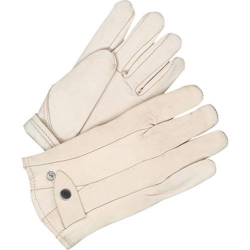 Gants classiques de cordeur, 10, Paume Cuir fleur de vache, Doubleure Molleton Nia-Chem Ltd.
