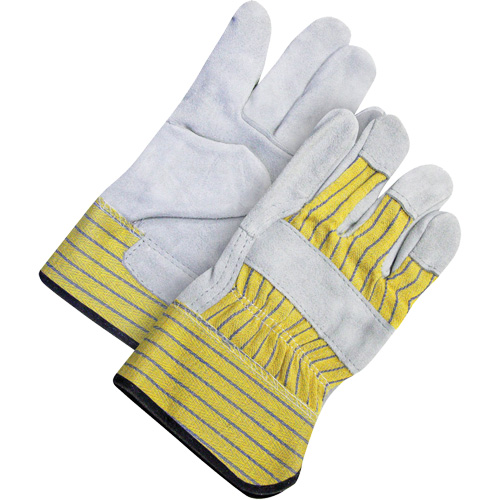 Gants d'ajusteur classiques, Taille unique, Paume en Cuir de vache refendu, Doublure en Molleton Nia-Chem Ltd.