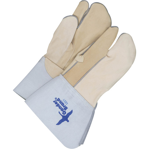 Gants &agrave; trois doigts en cuir, Cuir fleur de vache, Taille 11 Nia-Chem Ltd.