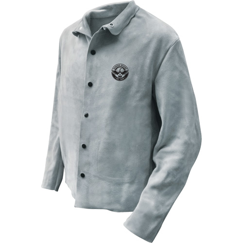 Welder Jacket, Leather, X-Large, Grey Nia-Chem Ltd.