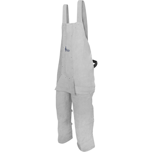 Leather Welding Apron, Split-Leg Bib, Pearl Grey Nia-Chem Ltd.
